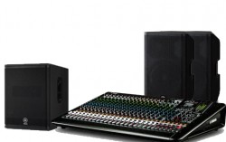 Dàn âm thanh sân khấu ngoài trời Yamaha quy mô nhỏ