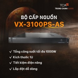TOA VX-3100PS-AS : Bộ cấp nguồn DC 1200W cho hệ VX-3000