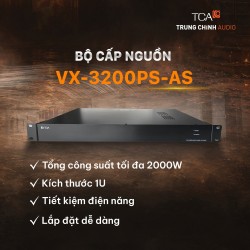 TOA VX-3200PS-AS : Bộ cấp nguồn DC 2400W cho hệ VX-3000