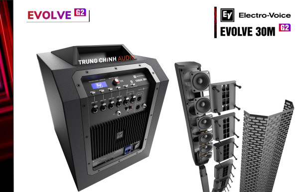 Loa EV EVOLVE 30M G2 - Loa cột nhỏ gọn nhất, SPL 125dB