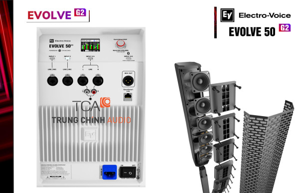 Loa EV EVOLVE 50 G2 - Loa cột SPL 129dB, bass 12 inch