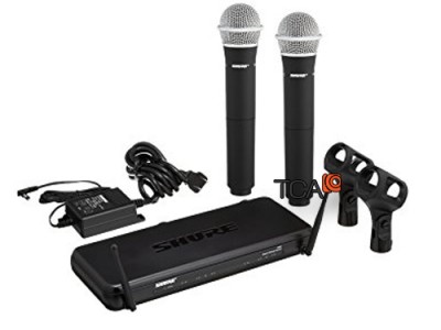 Bộ thu và micro không dây Shure SVX288/PG58 Dual